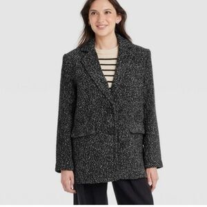 Universal Thread black white Tweed Blazer Size L
